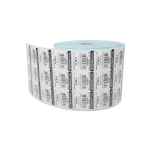 2" (W) x 1" (H) Printed Property Tag Sticker Label
