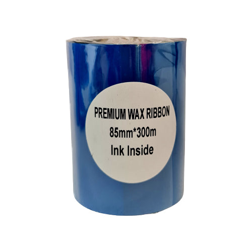 85mm x 300M Premium Wax Barcode Ribbon