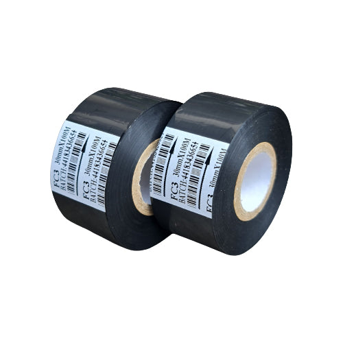30mm x 100M Hot Foil Stamping Thermal Ribbon For Date Code Printing Machine