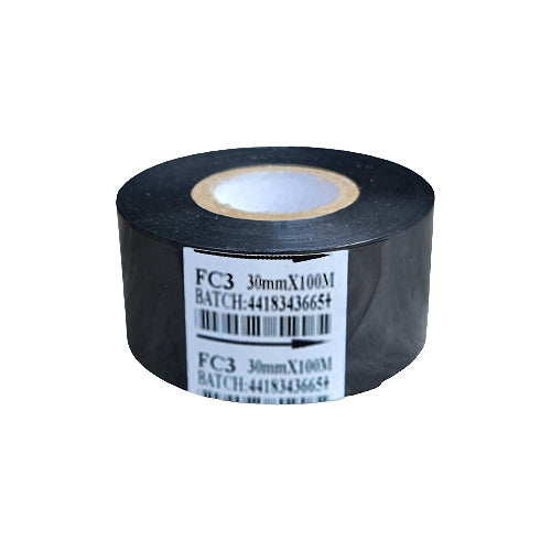 30mm x 100M Hot Foil Stamping Thermal Ribbon For Date Code Printing Machine