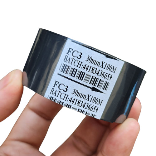 30mm x 100M Hot Foil Stamping Thermal Ribbon For Date Code Printing Machine