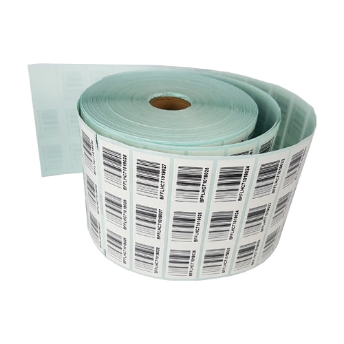 30mm (W) x 25mm (H)Printed Satin Barcode Sticker for Price Tag, Product and Expiry Date