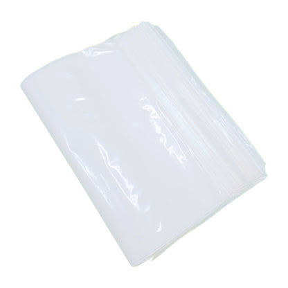 Medium A4 Plain White Plastic Courier Pouch with Pocket 100s