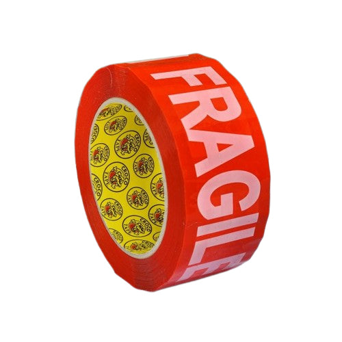 1 Roll CROCO Red FRAGILE 2" X 100M