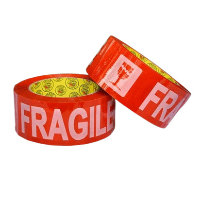 1 Roll CROCO Red FRAGILE 2" X 100M