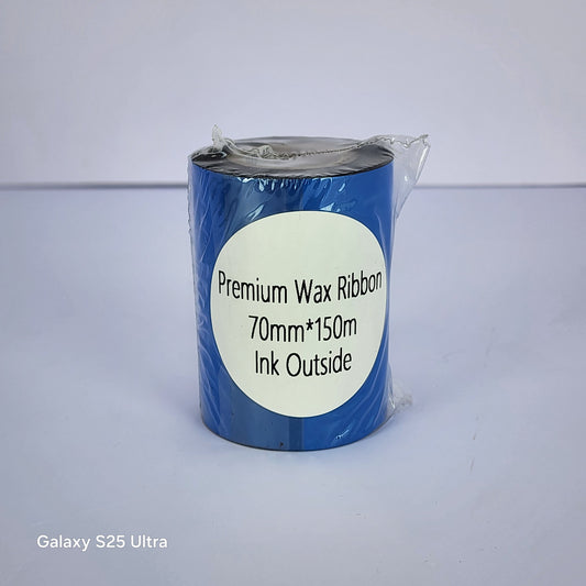 70mm x 150M Premium Wax Thermal Barcode Ribbon