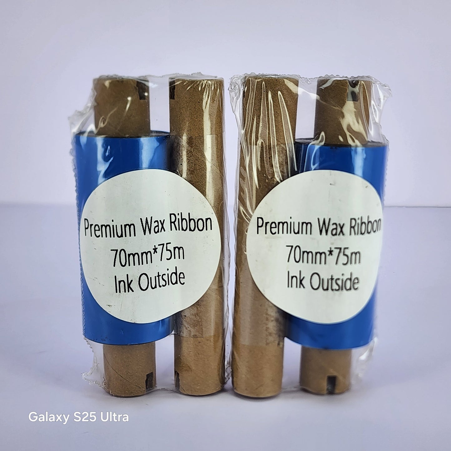 70mm x 75M Premium Wax Thermal Barcode Ribbon