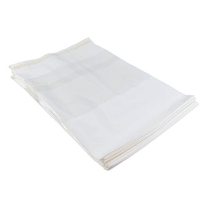2XL Plain White Plastic Courier Parcel Bag with Pocket 100s