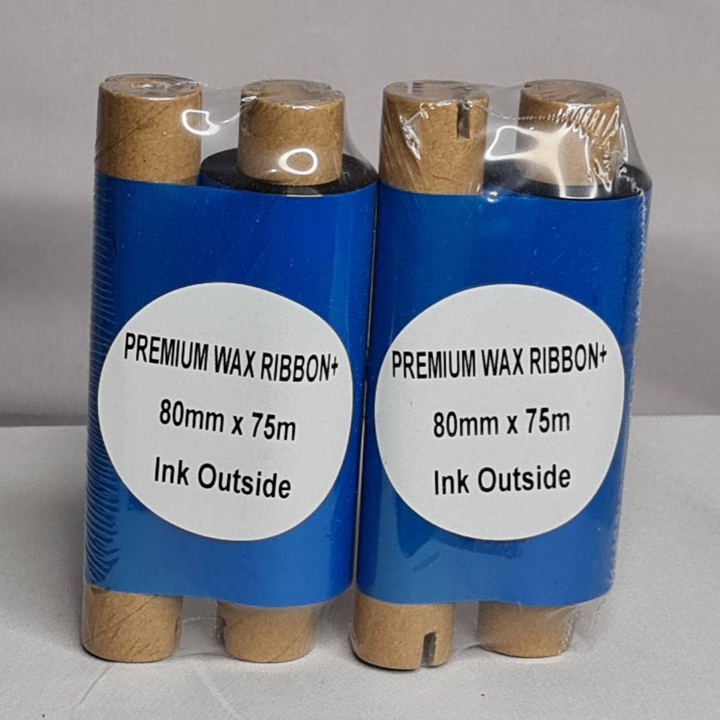 80mm x 75M Premium Wax Barcode Ribbon